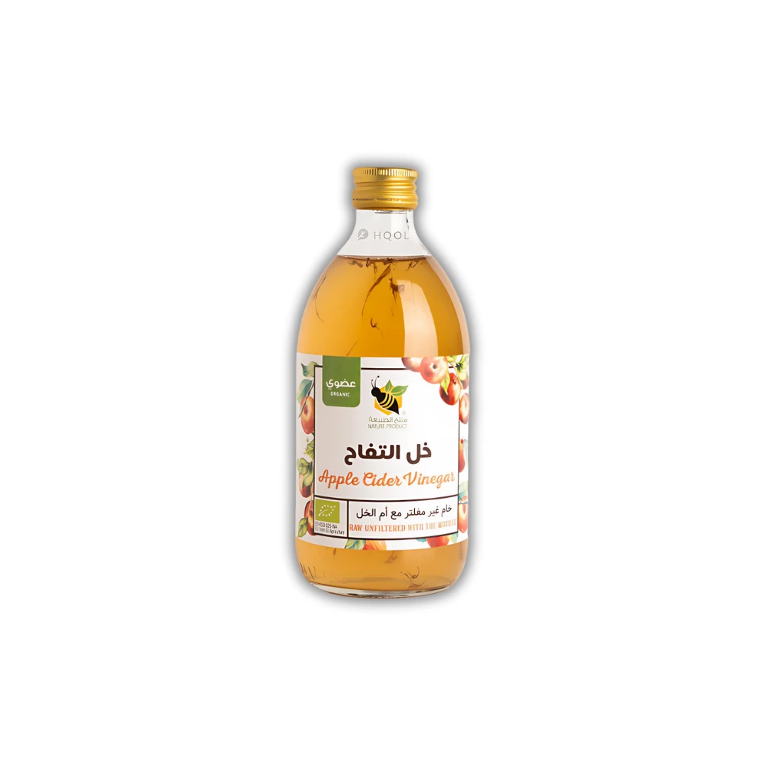 خل التفاح العضوي مع ام الخل من منتج الطبيعي