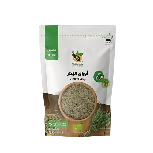 أوراق الزعتر العضوية من منتج الطبيعي